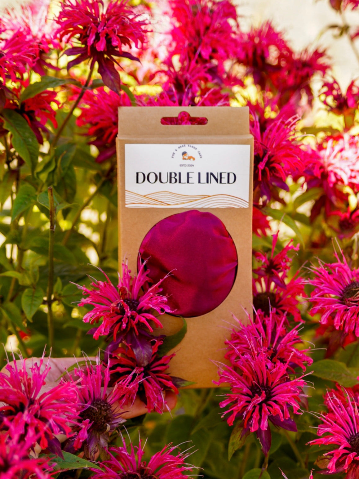 Wild Berry Double Lined Sleep Cap