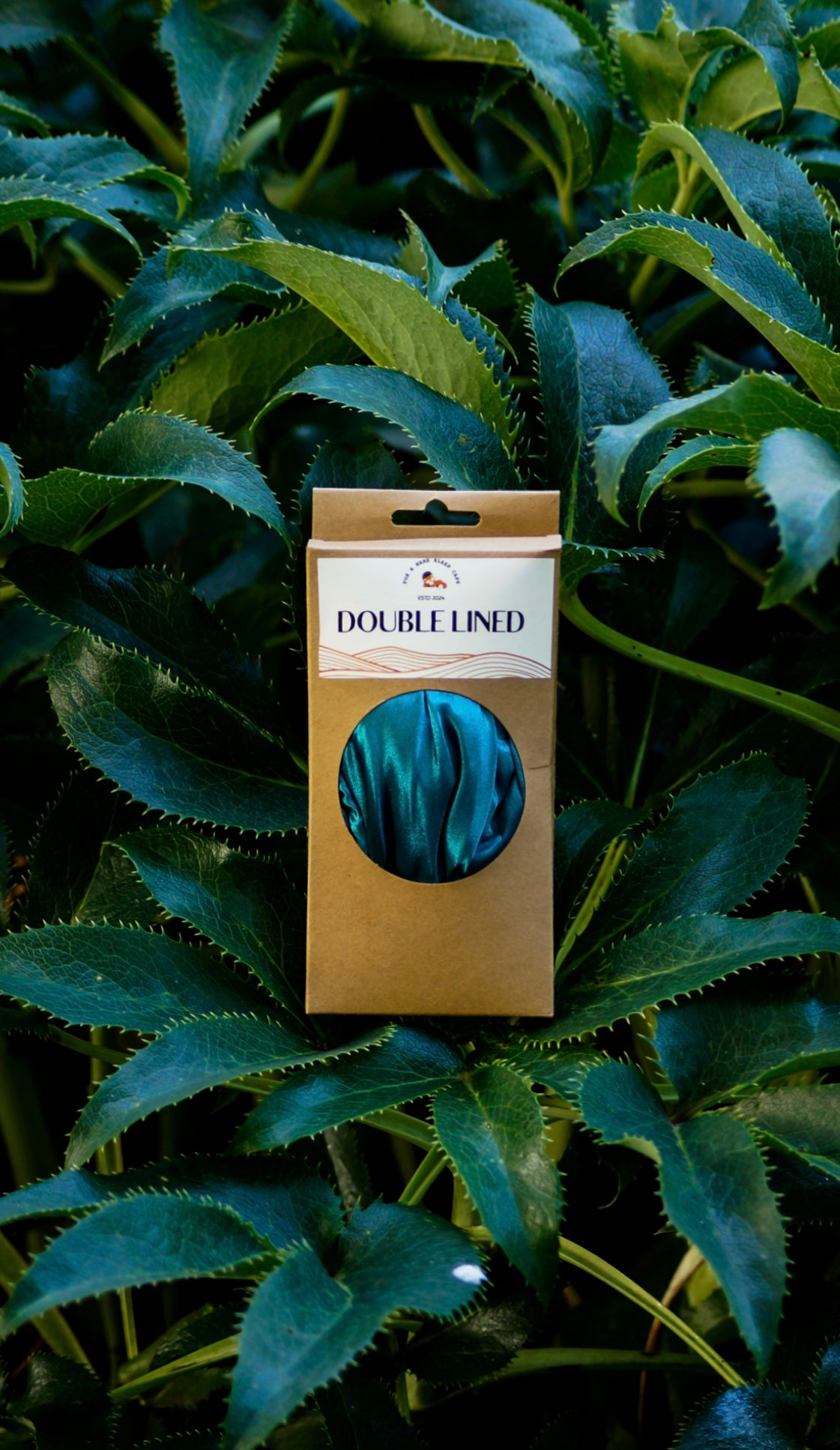 Seafoam Green Double Lined Sleep Cap