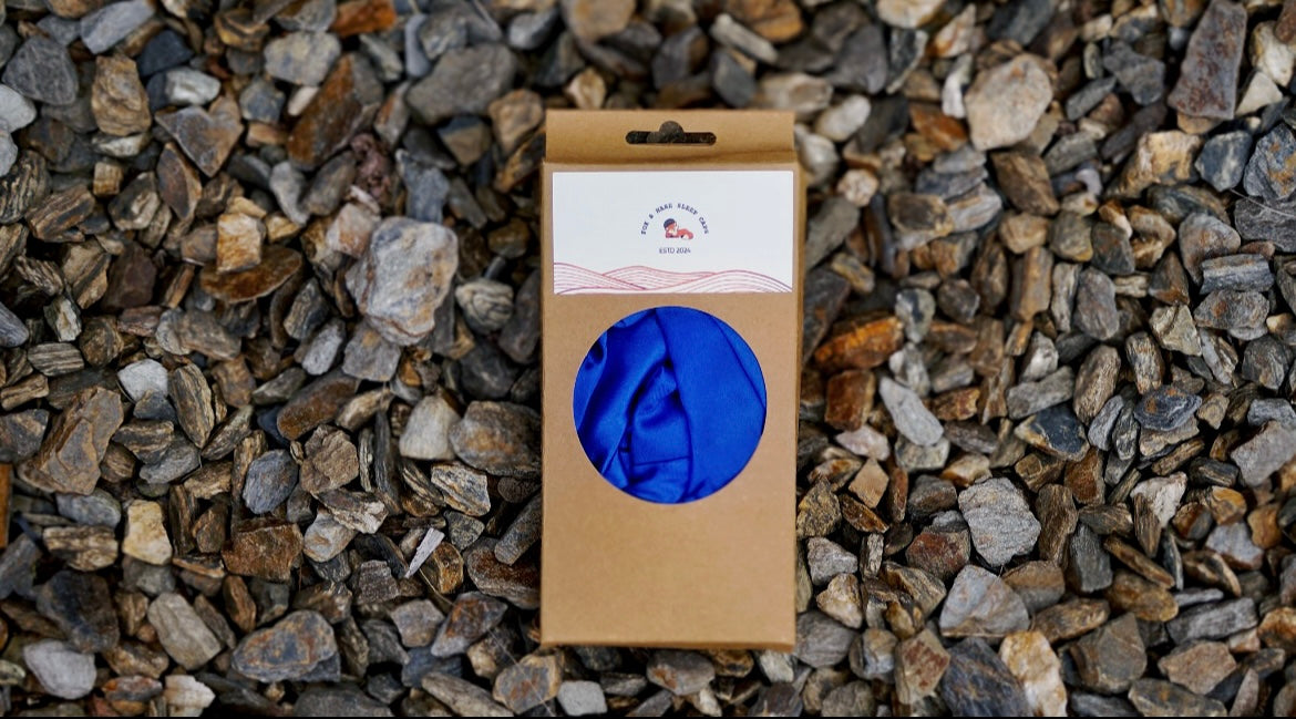 Fox & Hare Sleep Cap - Peacock Blue