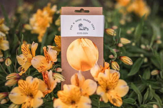Fox & Hare Sleep Cap - Sunshine Yellow