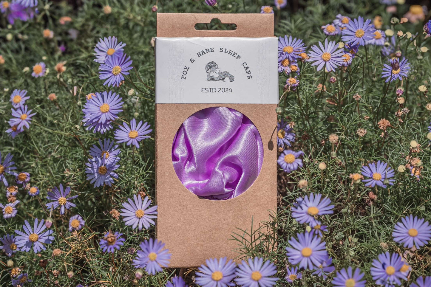 Fox & Hare Sleep Cap - Lush Lilac