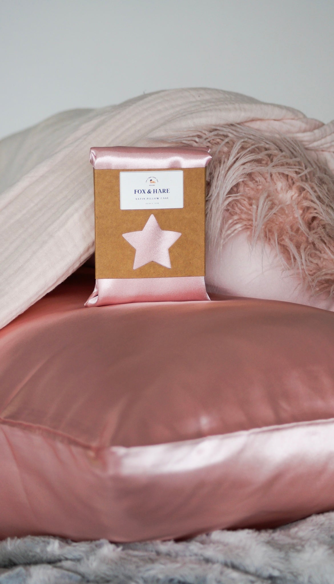 Dusky Pink - Satin Pillowcase